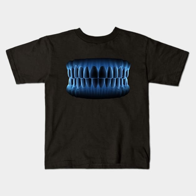 X-Ray Teeth Kids T-Shirt by FunnyStylesShop